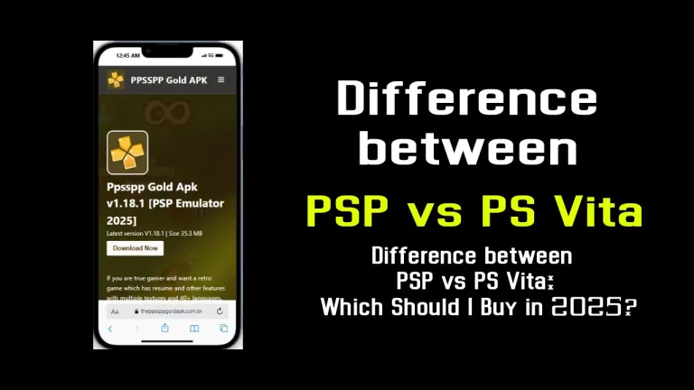 PSP vs PS Vita