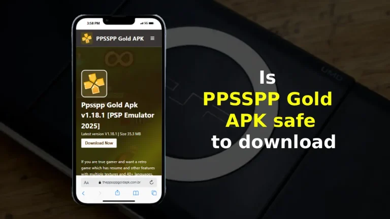 PPSSPP Gold APK safe to download