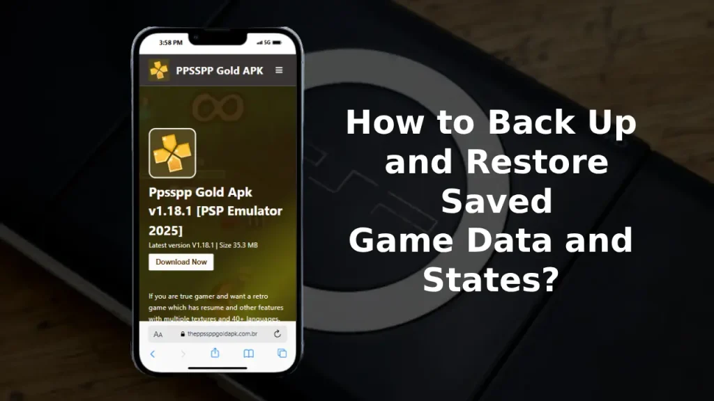 How to Back Up and Restore Saved Game Data